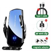 Picture of Car Wireless Charging Mobile Phone Holder, Induction Open And Close Mechanism