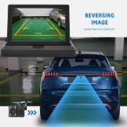 Picture of 4.3 Inch Foldable Car Monitor+Car Reverse Camera with 8LED Lights Car License Plate Camera for Parking, DC12V