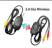 Picture of 12V 2.4G Wireless Color Video Signal Transmitter And Receiver For Car Reverse Camera Car Rearview Monitor FM Transmitter