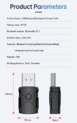 Picture of Mini USB Aux Bluetooth Adapter And 5 in 1 Wireless Receiver Transmitter For Car TV PC Amplifier Headphone