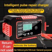 Picture of Car Battery Charger, LCD Display 12V Automotive Battery Charger, 12V Battery Charger for Car