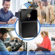 Picture of Smart Wireless Remote Video Doorbell Intelligent Visual Doorbell Home Intercom HD Night Vision WiFi Rechargeable