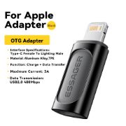 Picture of ESSAGER USB Female Type C to iOS Male Adapter 480Mbps Data Transmission Converter