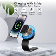 Picture of Bendable Aluminum Arm Magnetic Phone Holder for Car Cell Phone Mount for Car Dash Fits Most Phones