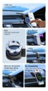 Picture of Bendable Aluminum Arm Magnetic Phone Holder for Car Cell Phone Mount for Car Dash Fits Most Phones