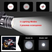 Picture of 800 Lumen T6 Led Bicycle Light Set Usb Rechargeable Battery Bike Headlight/Flashlight Waterproof Zoomable