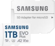 Picture of Samsung EVO Plus memory card 512GB/1TB Micro TF Flash SD Sard Up to 160Mbps C10 for Phones, Tablets, Go Pro Cameras, Drones