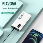 Picture of 10000/20000 mAH 22.5W Power Bank Fast Charging Power Bank Portable External Battery Charger Multipurpose