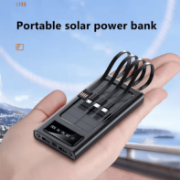 Picture of 10000mAH Solar Energy with a Four-wire Mobile Power Supply Power Bank For iPhone Samsung