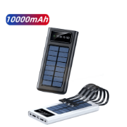 Picture of 10000mAH Solar Energy with a Four-wire Mobile Power Supply Power Bank For iPhone Samsung