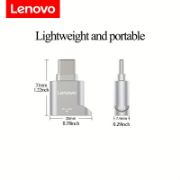 Picture of Lenovo Micro SD Card Reader, USB C to SD Card Reader, Type C TF Memory Card Reader with USB C to USB Adapter