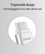 Picture of Lenovo Micro SD Card Reader, USB C to SD Card Reader, Type C TF Memory Card Reader with USB C to USB Adapter