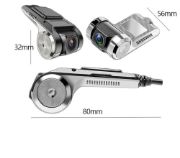 Picture of USB Dash Cam, 1080P HD DVR Dual Car Driving Recorder with Loop Recording, Night Vision