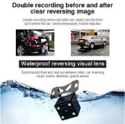 Picture of 4 Inches Touch Screen Car Video Recorder Dash Cam Box IPS 1080P HD Car Mirror Recorder DVR 3 Lens Dash Camera Cars Camcorder