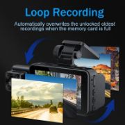 Picture of 3 Lens Dash Cam Full Hd Dashcam 3 inch Car Camera With Wifi 1080P