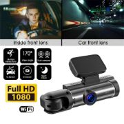 Picture of 3.16 inch HD Dual lens Black Box Car Night Vision DVR Vehicle Mirror Video Camera 