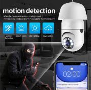 Picture of Wistino 5GHZ/2.4G Dual Band Wifi HD Night Vision IP surveillance Home Security Wireless Light Bulb PTZ Camera