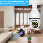 Picture of Wistino 5GHZ/2.4G Dual Band Wifi HD Night Vision IP surveillance Home Security Wireless Light Bulb PTZ Camera