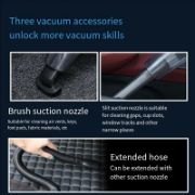 Picture of  Car Vacuum Cleaner - Portable Handheld Mini Vacuum Cleaner, 16ft Cord, Bag, & Attachments