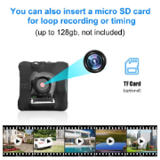 Picture of 1080P HD WiFi Mini Camera Wireless Monitor Motion Detector Audio Video Recorder