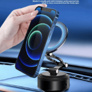 Picture of  360 Degree Universal Stable Glass Vacuum Adsorption Suction Vacuum Cell Mobile Screen Bracket Foldable Car Magnetic Phone Holder