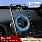 Picture of  360 Degree Universal Stable Glass Vacuum Adsorption Suction Vacuum Cell Mobile Screen Bracket Foldable Car Magnetic Phone Holder